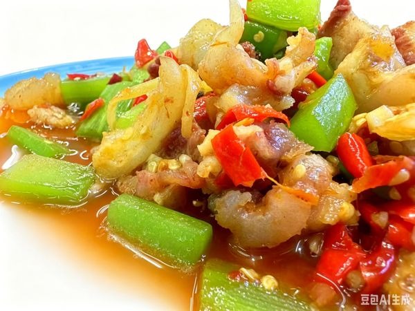 鲜椒牛筋